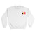 UNITED STATES OF BELGIUM WHITE CREWNECK