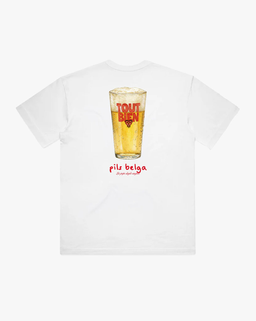 Tutto Bene Pils Belga White Tee
