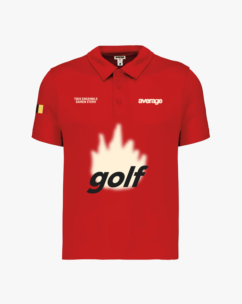 Average Footgolf Polo - Red