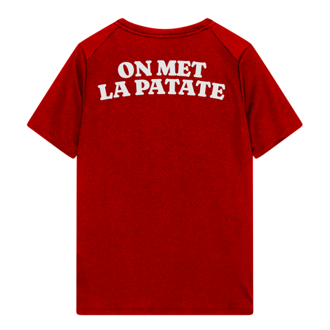CHAUD PATATE REFLECTIVE RED SPORT TSHIRT