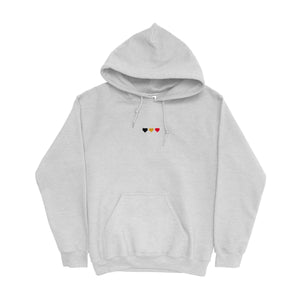 Belgian Hearts Ash Hoodie