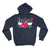 HAHA Heart Hoodie Navy