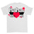 HAHA Heart T-Shirt White