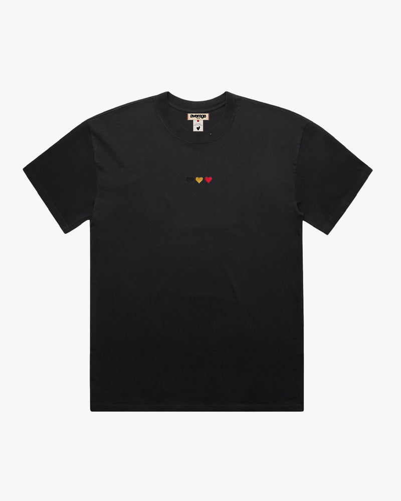 Belgian Tricolor T-Shirt Black