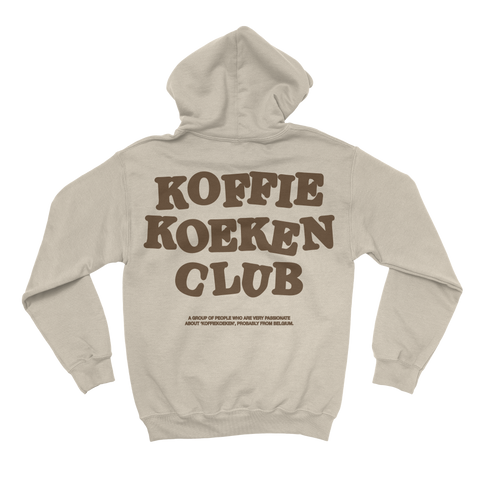 KOFFIEKOEKENCLUB TYPO SAND HOODIE