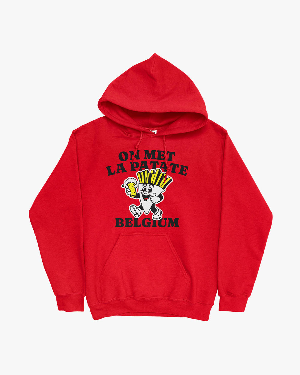 BELGIAN FRIES RED HOODIE