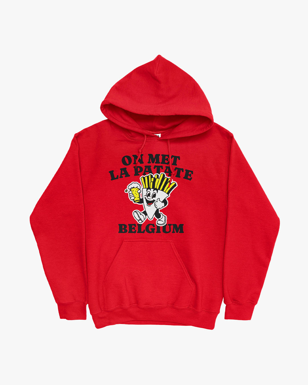 BELGIAN FRIES RED HOODIE