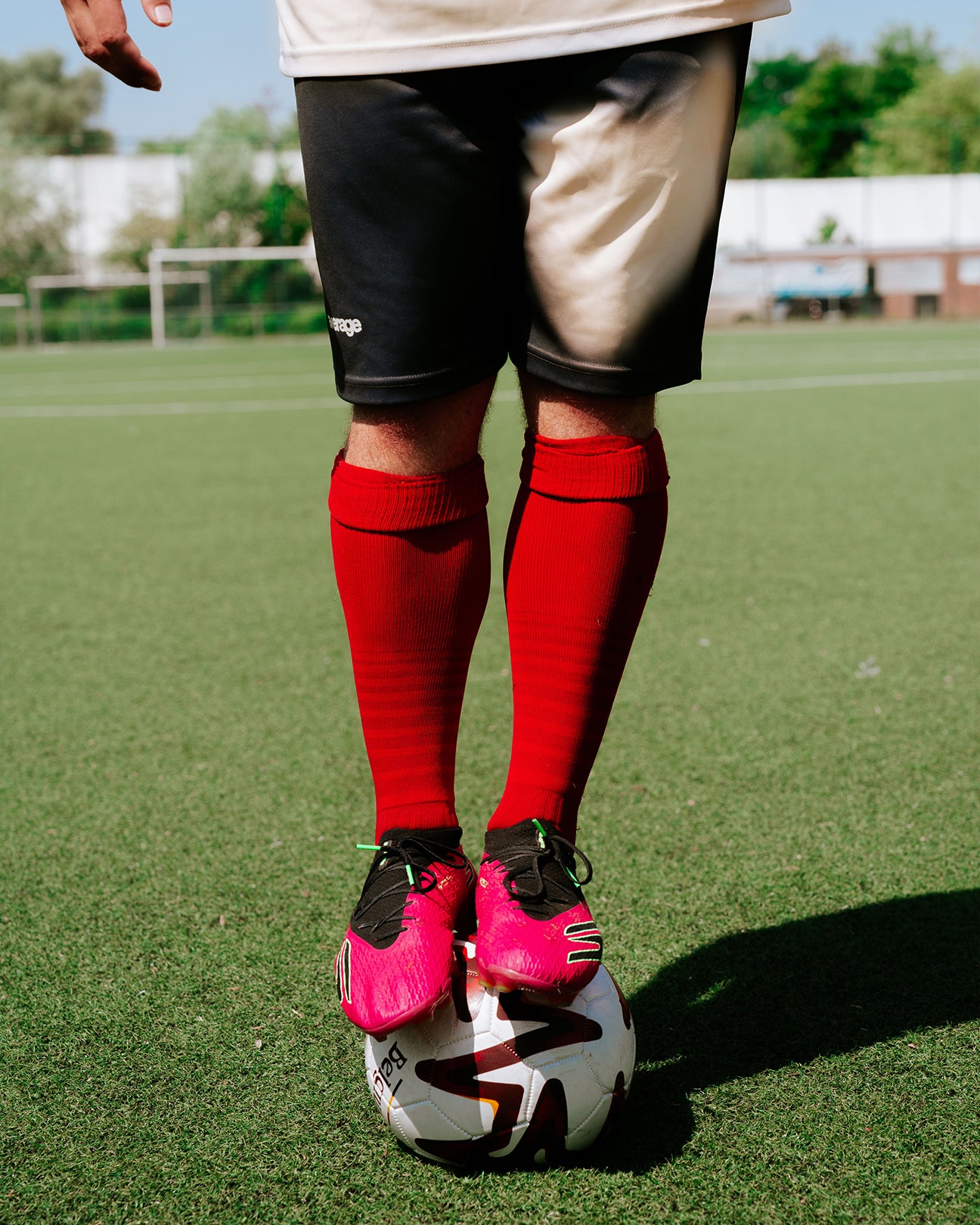 Heart Graphite Football Short