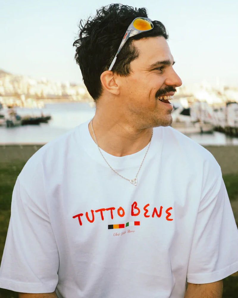 Tutto Bene Pils Belga White Tee