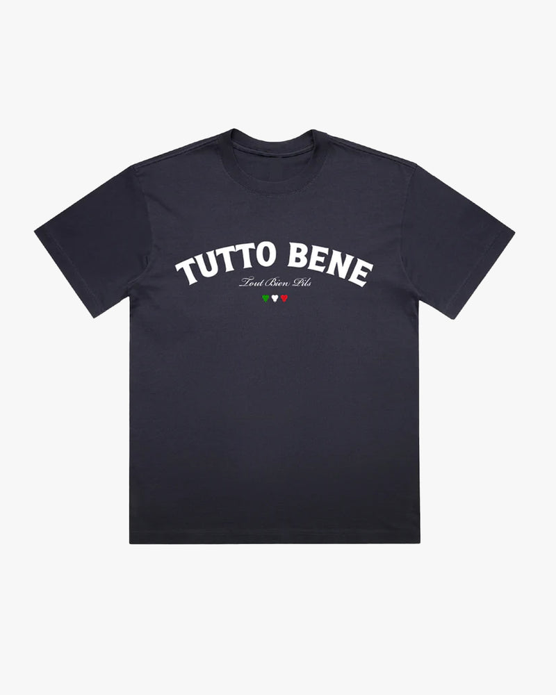 Tutto Bene Navy Tee
