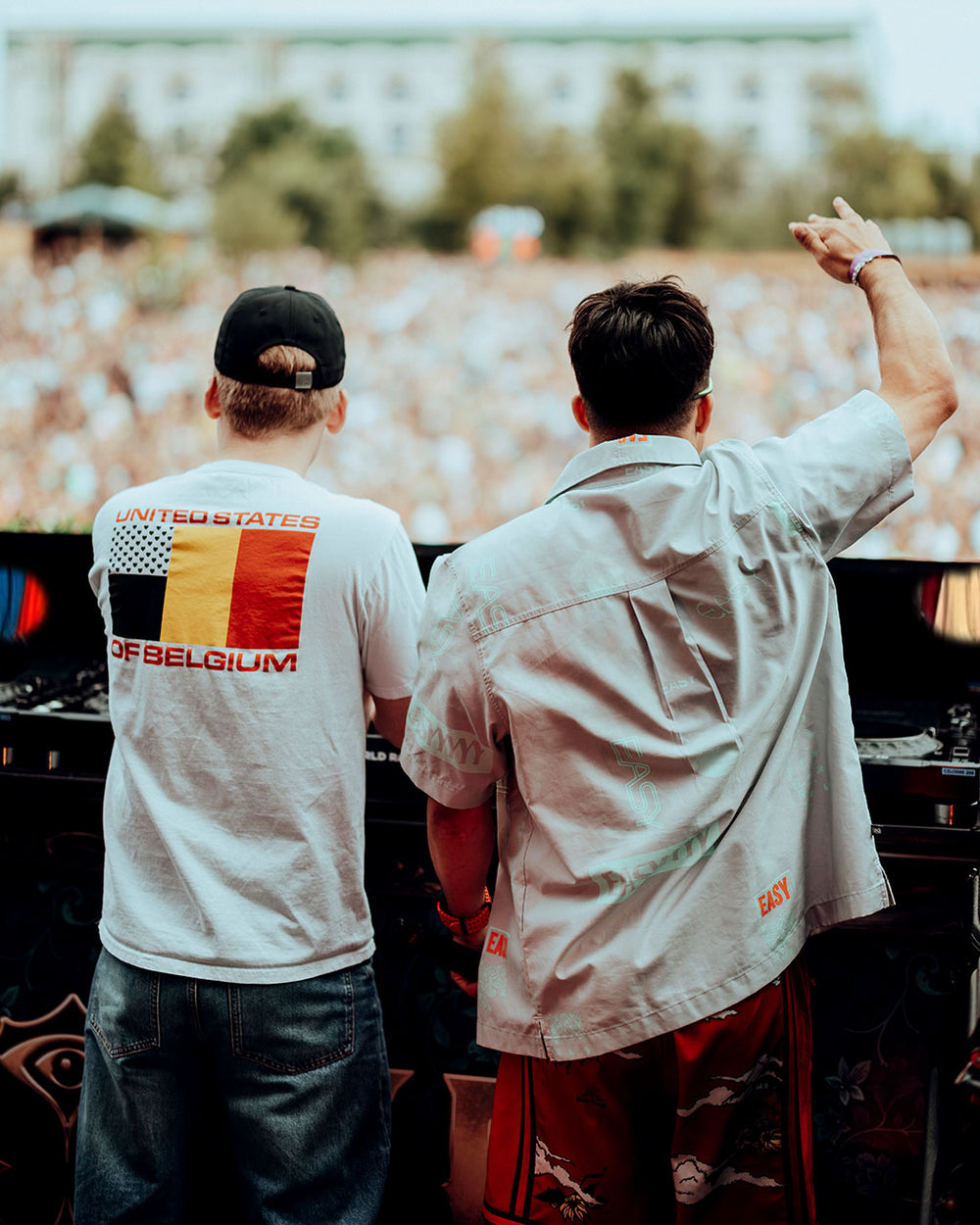 United States Of Belgium White T-Shirt
