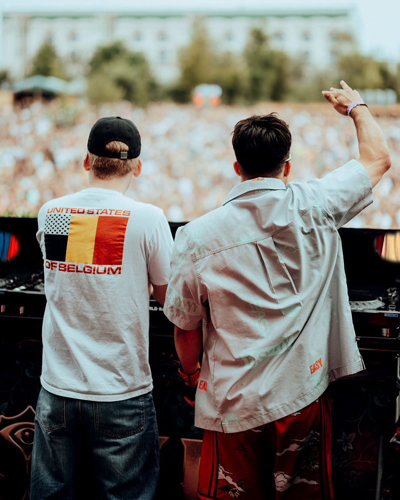 United States Of Belgium White T-Shirt