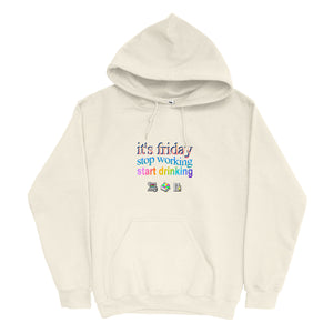 It's Friday Off White Hoodie
